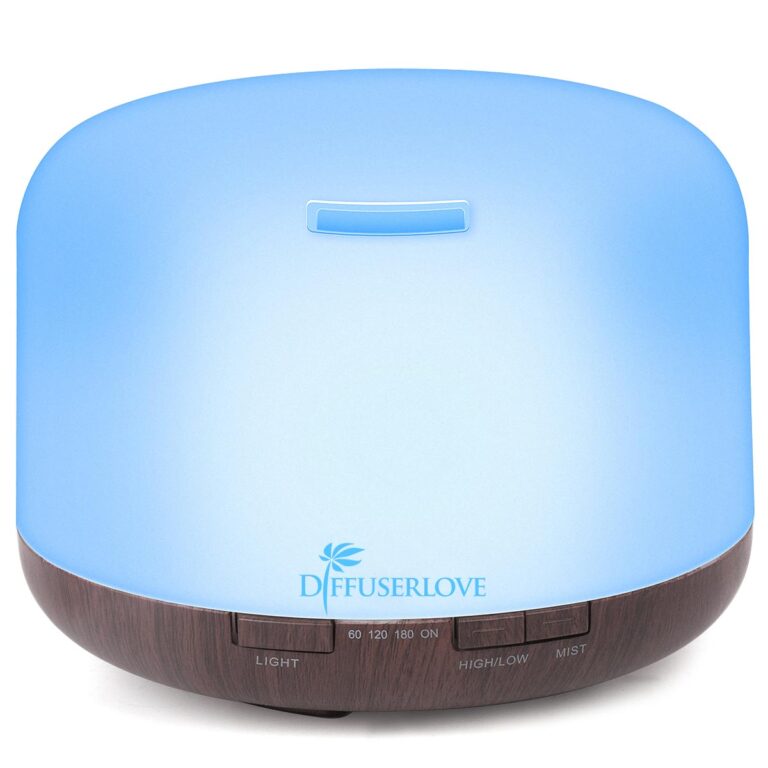 Diffuserlove Essential Oil Diffuser 500ML Ultrasonic Aromatherapy