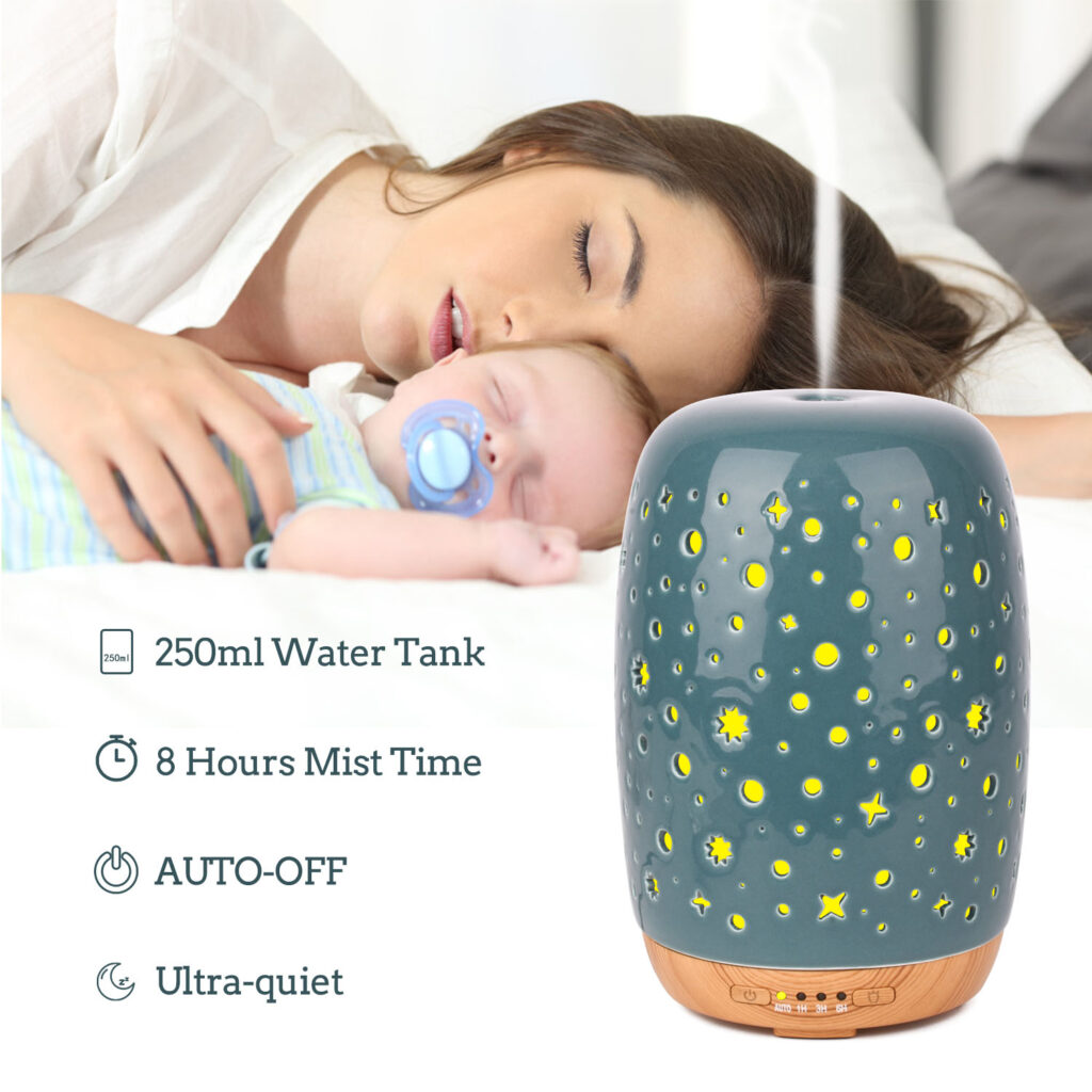 Diffuserlove Ceramic 250ML Aromatherapy Essential Oil Diffuser